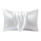 thumbnail image 2 of Funda de Almohada de Seda Sintética, Funda de Almohada de Satén Reversible de Color Liso, Funda de Almohada para Dormir, 2 of 6