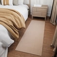 thumbnail image 2 of Ottomanson Non-Slip Hallway Runner Rug 20" x 59" Stain-Resistant Low Pile Carpet for Kitchen, Beige, 2 of 13