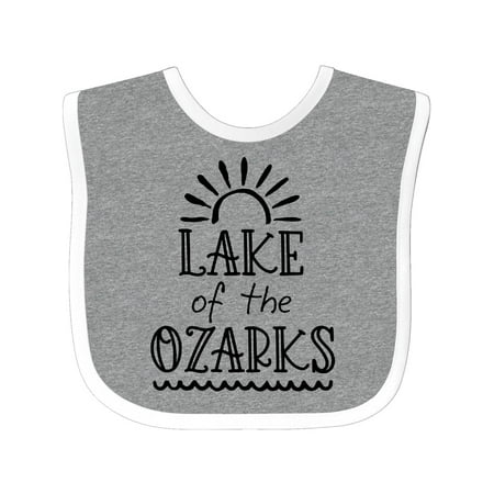 

Inktastic Lake of the Ozarks Sun and Lake Gift Baby Boy or Baby Girl Bib