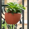 thumbnail image 4 of Happy Date Wall Planter Plastic for Hanging Herbs Succulents Cacti Air Plants or Other Small Plants Fence or Wall Mounted Resin Planters Container for Home Garden Patio, 4 of 8