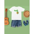 thumbnail image 3 of Funny Crocodile W Pumpkin  T-Shirt Juniors -Image by Shutterstock,  Small, 3 of 4