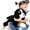 Dog-Black, variant on MaoGoLan 31'' Realistic Fox Stuffed Animal Large Stuffed Fox Pillow Plush Toy