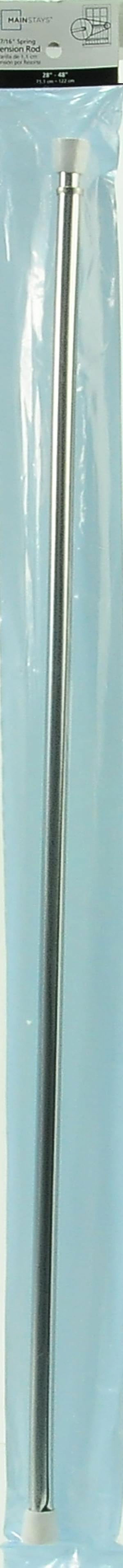 Mainstays 28-48" Chrome Tension Rod