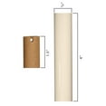 thumbnail image 2 of Royal Designs 4 Inch Plastic Candle Cover Sleeves Chandelier Socket Covers with Paper Insulation, Cream, Set of 10, 2 of 6