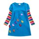 thumbnail image 1 of Vestido Para Niñas, Ropa Para Niñas, Ropa De Otoño Para Niños, Vestido De Manga Larga Con Bordado De Mariposa Y Arcoíris, Dos Bolsillos, Azul Odeerbi LM103-191, 1 of 9