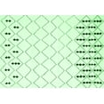 thumbnail image 1 of Ahgly Company Indoor Rectangle Trellis Emerald Green Contemporary Area Rugs, 2' x 4', 1 of 4