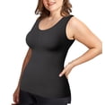 thumbnail image 3 of COMFREE Camisoles with Built in Bra for Women Plus Size Tummy Control Tank Tops Shapewear, 3 of 7