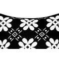 thumbnail image 2 of Black Tile Needlepoint Accent Pillow, 2 of 4