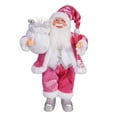 thumbnail image 1 of 12in Xmas Santa Doll Cartoon Cute Collection Standing Santa Ornament for Home Show Window Decoration, 1 of 8