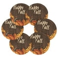thumbnail image 2 of Happy Fall Pumpkins and Sunflowers Drink Coasters with Holder Absorbent Coaster for Coffee Table Room Decor 6 Pack, 2 of 7