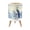 Color 1, variant on Small Trash Can with Lid Tropical Beach Sunset Palm Trees Gentle Ocean Waves Coastal 1.8 Gallon Dog Proof Trash Can Round Garbage Can Waste Bin Wastebasket for Bathroom Bedroom Living Room