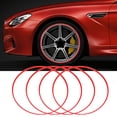 thumbnail image 1 of Car Wheel Rim Protector, Vivid Red Anti Collision Scratch Proof Universal Wheel Rim Protectors Guard Ring  for 19in Car Wheel Hub, 1 of 7