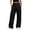 Z261Black, variant on Women's High Waisted Wide Leg Pants Pleated Relaxed Fit Trousers with Pockets for Daily Walking Shopping Outdoor Casual Wear Camel 2XL