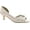 White Satin, variant on Dyeables Women's Kim Peep-Toe Pump