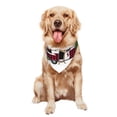 thumbnail image 5 of Naloa Vintage Buffalo Plaid Christmas Camper Dog Bandanas 1PC Washable Triangle Dog Scarfs Premium Durable Fabric, for Small Medium Large Dogs and Cats, 5 of 6