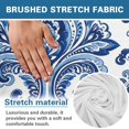 thumbnail image 7 of Qpednta Blue Damask Recliner Chair Slipcovers Elastic Recliner Sofa Cover Recliner Slipcovers Washable Stretch Fabric Recliner Protector Cover for Guest Room 4 Pieces, 7 of 7