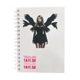 thumbnail image 2 of Set de 2 libretas pasta dura estilo francés, una color blanco y una negra, hoja blanca, Taylor Swift, 2 of 5