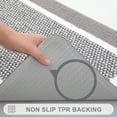 thumbnail image 4 of Buganda Indoor Door Mats, Absorbent Trapper Dirt Inside Doormats, Non Slip Low Profile Entry Door Mats, 20x32, Grey, 4 of 9