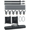 thumbnail image 4 of LINCO 10ft Adjustable Backdrop Stand for Parties Kit 10x7 BackDrop Photography Studio Photo Background Support System with Clamps, Sand Bag, Carry Bag 4172, 4 of 13