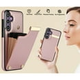 thumbnail image 7 of Decase Wallet Case for Samsung Galaxy S24 Plus,Luxury PU Leather Anti-Scratch Shockproof Cover Magnetic Clasp Ultra Slim Women Men Case Purse Credit Card Holder Slots,for Galaxy S24 Plus - Rosegold, 7 of 7