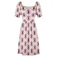 thumbnail image 4 of Robe Sans Manches Ouverte - en Roses Pastel Robe d'Été pour Femmes Robe d'Anniversaire pour Femmes Robes de Bal 2024, 4 of 4