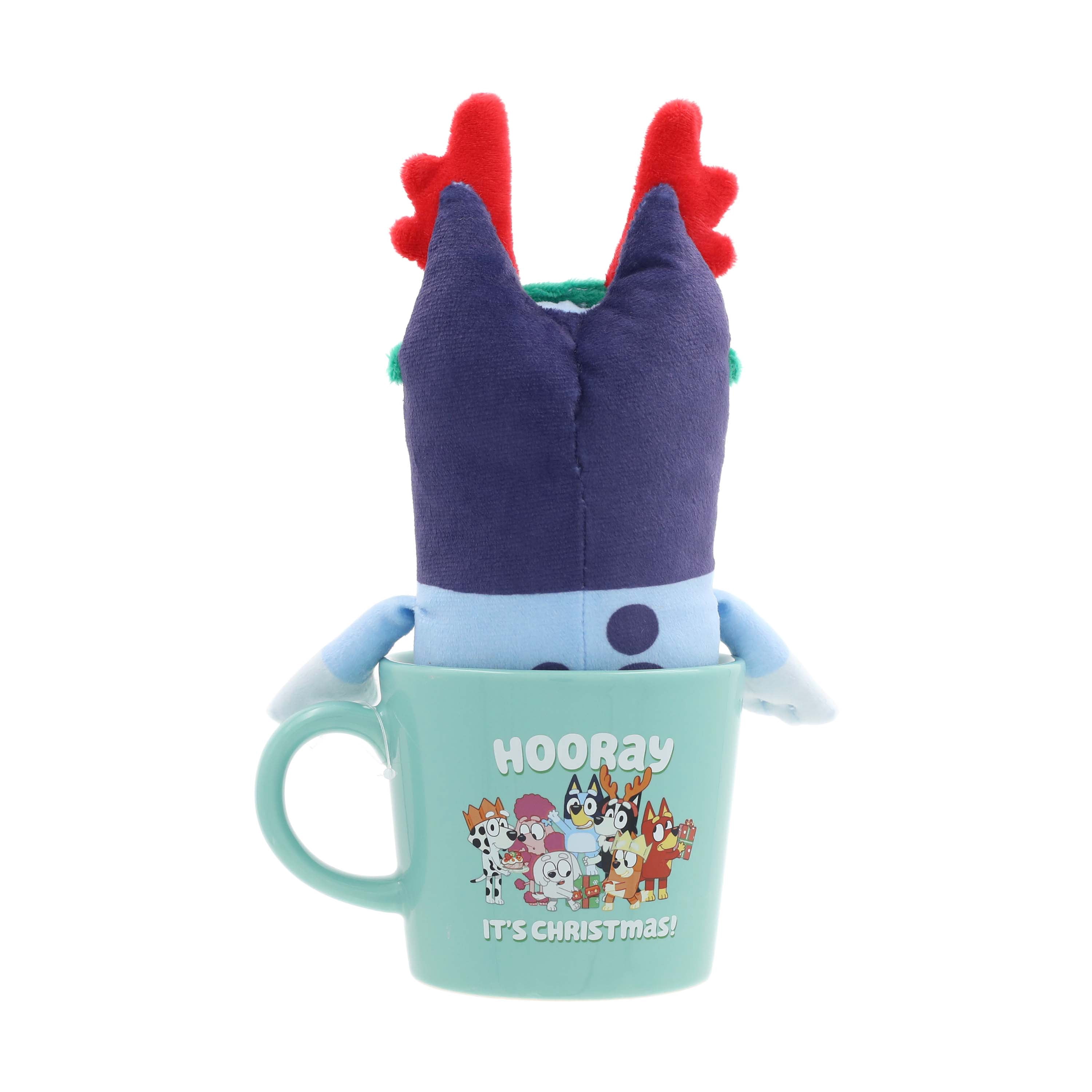 BLUEY PLUSH IN MUG