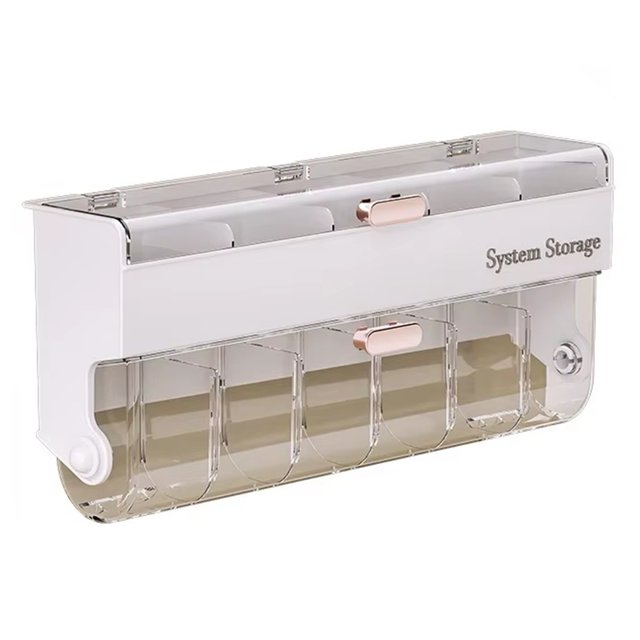 Caja de Almacenamiento de Montada en la Pared-Organizador de Ropa Interior Que Ahorra Espacio para Armario, Bragas de Dormitorio, Contenedor de Cable de Datos A