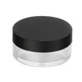 thumbnail image 1 of 20G Empty Powder Case Loose Powder Container Makeup Case Travel Kit Plastic Cosmetic Powder Case Make-up Sponge Holder with Mirror (Black Lids), 1 of 5