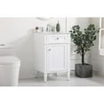 thumbnail image 2 of 21 inch single bathroom vanity in white, 2 of 8