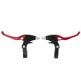 thumbnail image 2 of kit Frenos para biccleta aluminio rojo S Shine BMX Hing end trapezoidales, 2 of 7