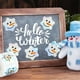 thumbnail image 4 of Christmas Optical Maser Snowman Round Christmas Decoration Sealing 1 Inch Sticker Label, 4 of 7