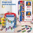 thumbnail image 5 of VATOS Sliding Track Truck Car Toy, Parking Toy Storage Track Car Toy with 10 Cars for Boys Aged 3-8, 5 of 9