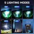 thumbnail image 3 of Linternas recargables Tughlax de 10.000 lm, 5 modos, paquete de 4, 3 of 9