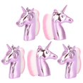 thumbnail image 1 of 5pcs Fashionable Nail Art Dust Removal Brush Portable Nail Dust Brush Manicure Tool(Light Pink White ), 1 of 5