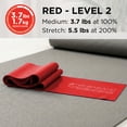 thumbnail image 4 of THERABAND Professional Latex Band, Red, Medium, 6 Ft, Level 3, Resistance 3.7 lbs, 4 of 11