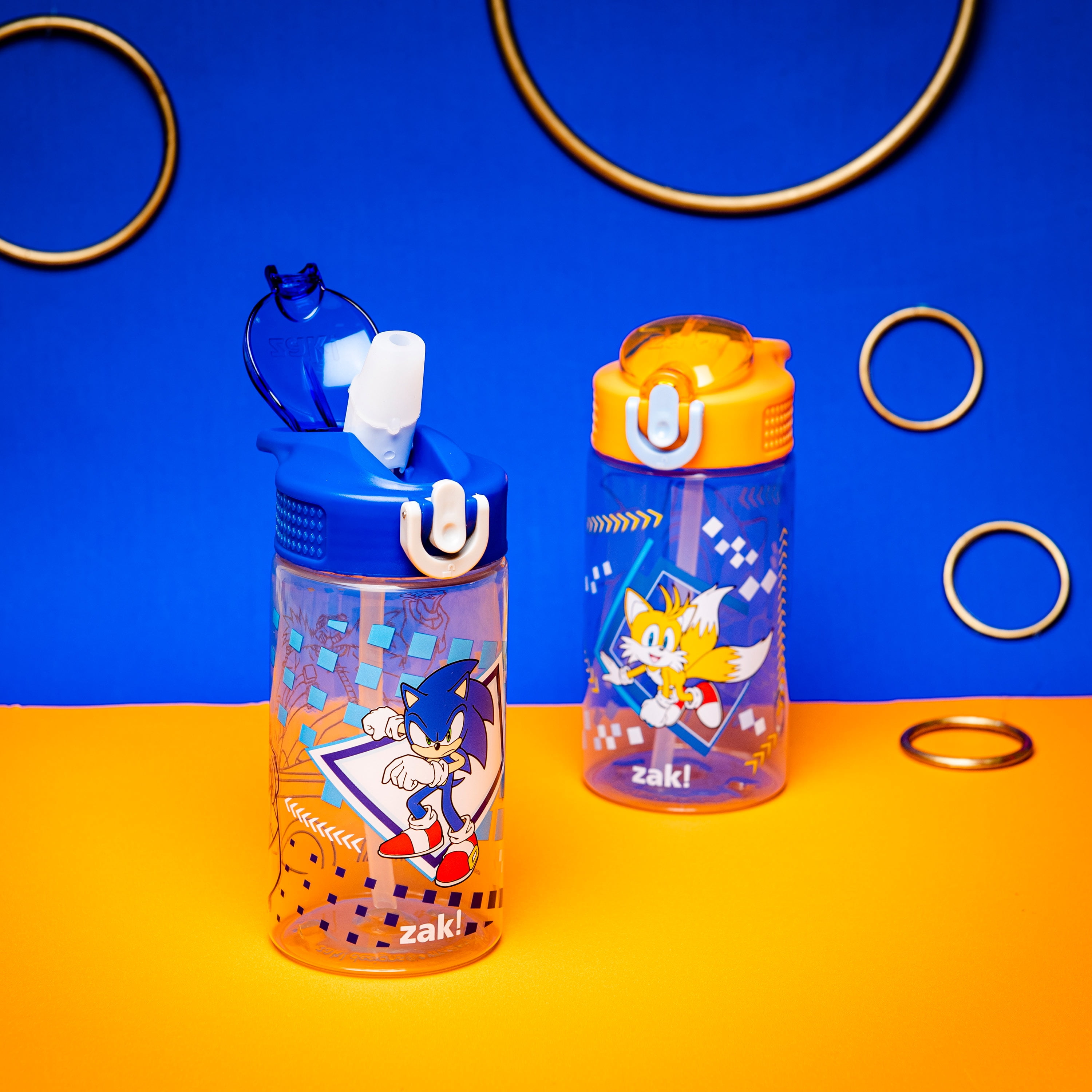 Zak Designs Sonic the Hedgehog Kids Water Bottle For School or Travel, 16oz  2-Pack Durable Plastic W…See more Zak Designs Sonic the Hedgehog Kids