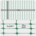 thumbnail image 4 of Fencer Wire 4 ft. Safety Fence, 100 ft. Green Plastic Fencing Roll for Construction Fencing, Pet Fencing and Event Fencing, 4 cm x 10 cm Mesh, 4 of 9