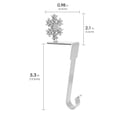 thumbnail image 2 of DODAMOUR Christmas Stocking Holders for Mantle of 5, Metal No-Slip Adjustable Christmas Stocking Hangers, Silver Large Christmas Stocking Hooks for Home Festival Decorations, 2 of 6