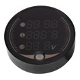 thumbnail image 3 of Termómetro Digital Electrónico Para Motocicleta 3 En 1, Voltímetro, Reloj De Tiempo, Indicador De Temperatura Inevent VI002717-00, 3 of 7
