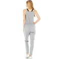 thumbnail image 3 of Ambiance Womens Juniors Casual Jogger Jumpsuit (L, Heather Gray), 3 of 3