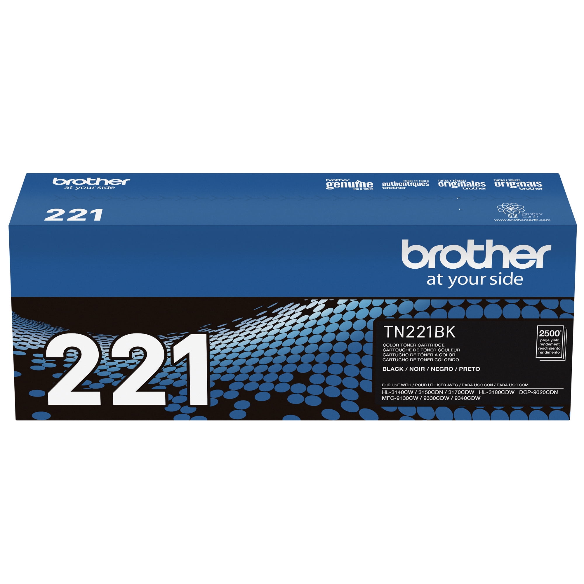 Groseramente Íntimo Repetido Brother Genuine TN221BK Printer Toner Cartridge, Black - Walmart.com