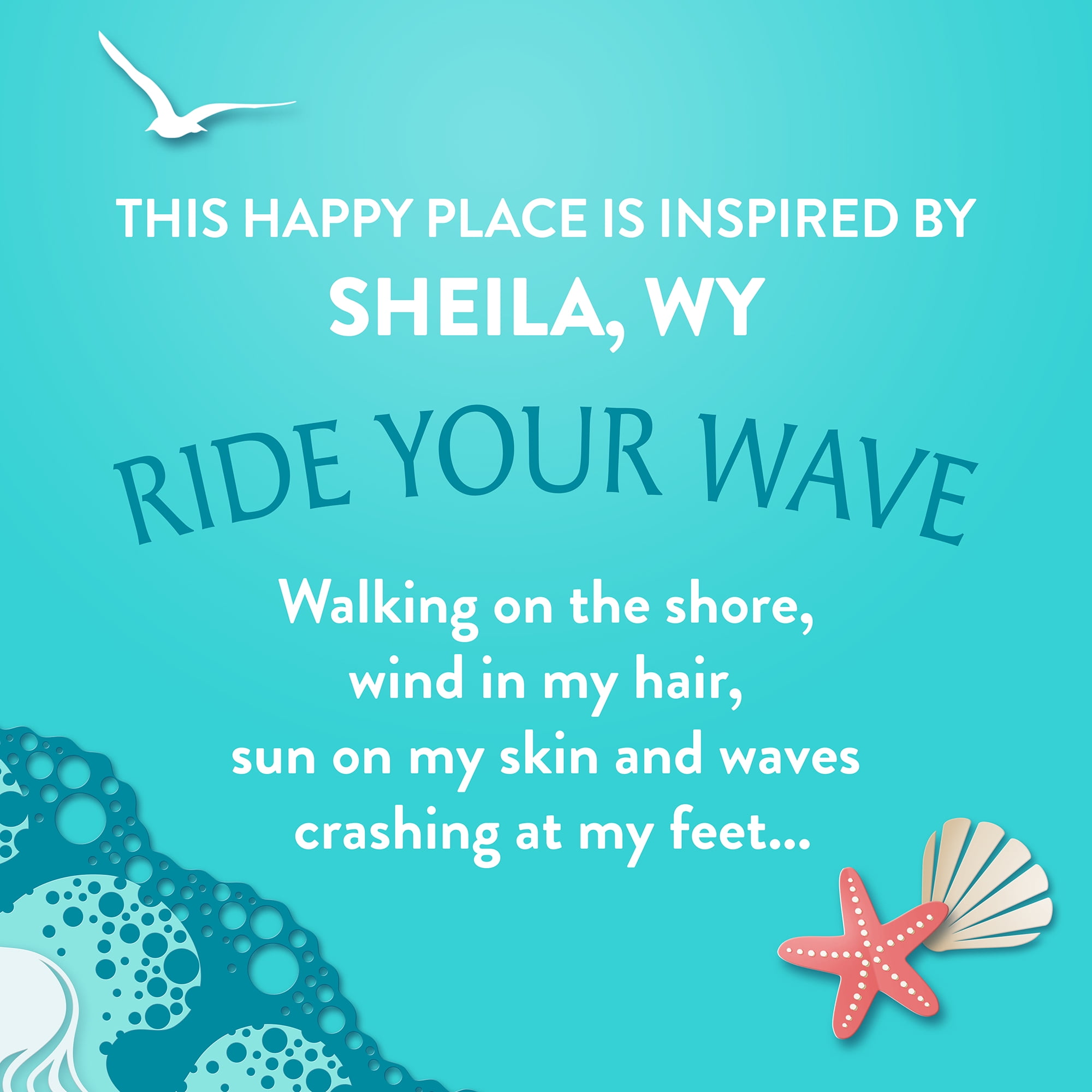 Find Your Happy Place Moisturizing Body Lotion Sunkissed Ocean Waves 10 fl oz