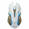 thumbnail image 1 of Gaming Mouse 4 Button USB Wired LED Breathing Fire Button 1600 DPI Laptop PC USA (WHITE), 1 of 1