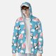 thumbnail image 2 of Fotbe Panda Flying in the Sky Chaqueta con Protección Solar UPF 50+ para Hombre y Mujer, Camisa con Capucha y Bolsillos-Medium, 2 of 7