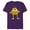 Purple, variant on Disney and Pixar's Monsters, Inc. Mike Pumpkin Halloween - Short Sleeve Blended T-Shirt for Adults - Customized-Yellow