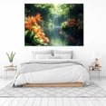 thumbnail image 3 of Mudket Canvas Print Framed Ready to Hang Tropical Canvas Wall Art, Green Botanical Landscape Wall Decor Artwork for Living Room Bedroom, Floral Jungle Wall Pictures - 12"L x 8"W, 3 of 10