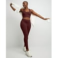 thumbnail image 5 of Hanes Originals Women's Stretch Jersey Hi-Rise Leggings, 27" Mulled Berry S, 5 of 5