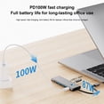 thumbnail image 4 of 9 in 1 TYPE-C+USB3.0 USB2.0 HDMI SD/TF PD100W Audio Data Interface Hub Adapter, 4 of 14