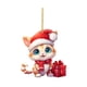 thumbnail image 3 of Navidad árbol decoración regalos, New Ornaments Christmas Tree Ornaments Home Decoration, estilosa y moderna, Navidad festiva, decoración interior, para dormitorio, metal frame, 2-tier, 3 of 7