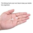 thumbnail image 5 of Uxcell Plastic Fishing Hook Bonnets Treble Hook Covers Fit for 9,10, White 50 Pack, 5 of 6